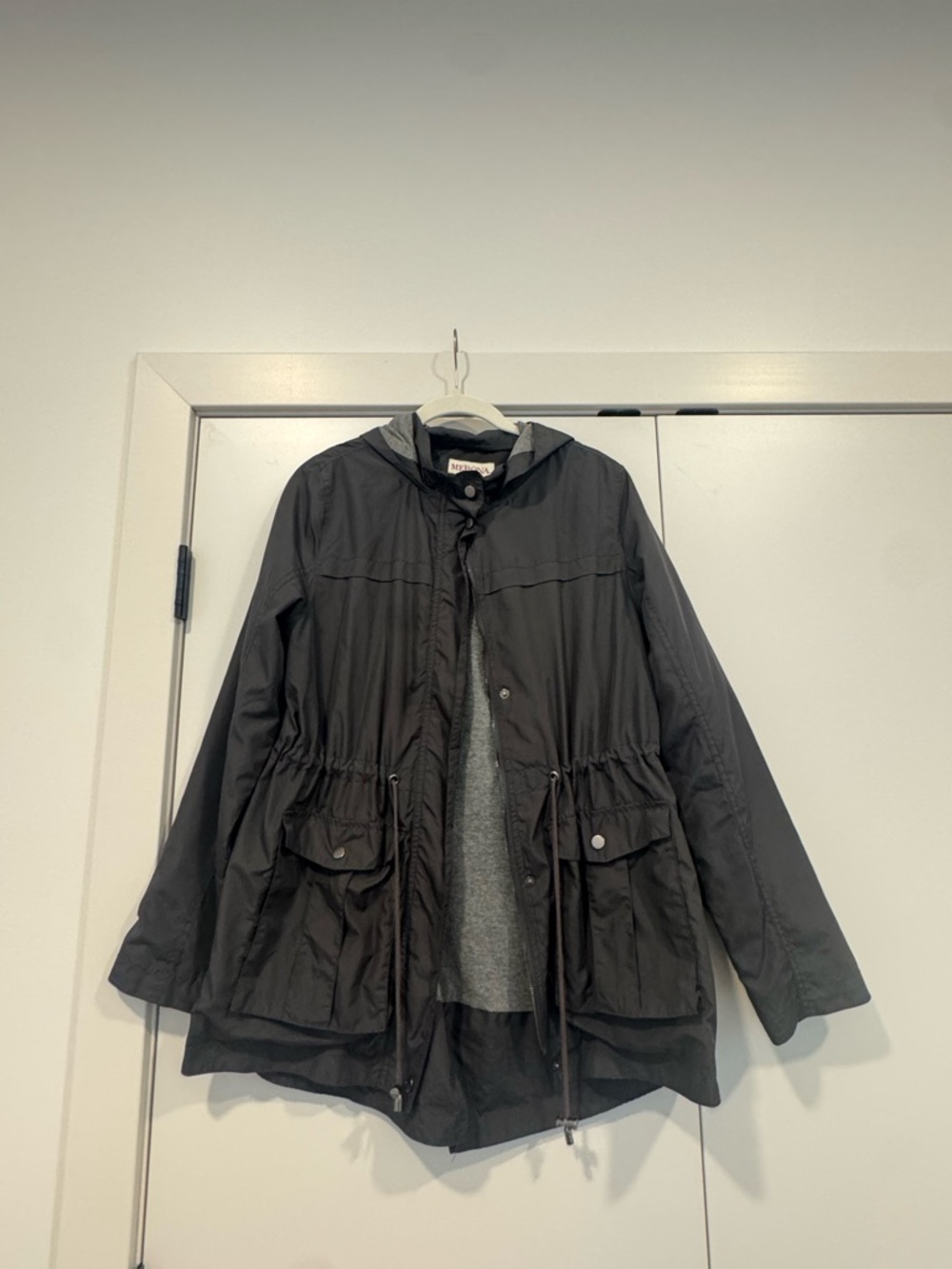 Target Menora Women's Charcoal Hooded Anorak Jacket